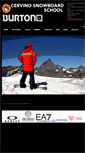 Mobile Screenshot of cervinosnowboardschool.com